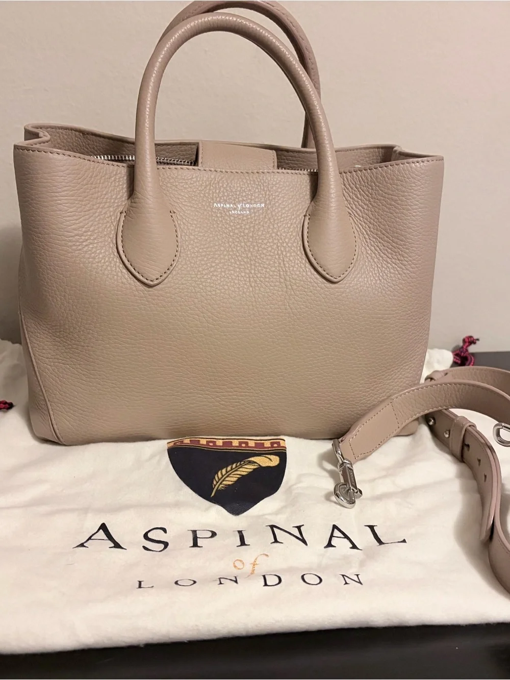 Aspinal Midi Tote Bag